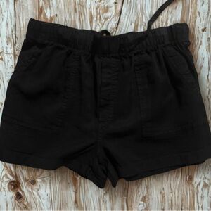 Love Tree Black High Waist Women's Shorts